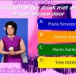 Levenslied kwis of Quiz vraag